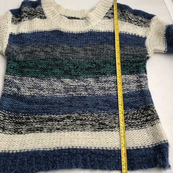 Chaudry KC multicolor soft striped oversized sweater L - Picture 6 of 7